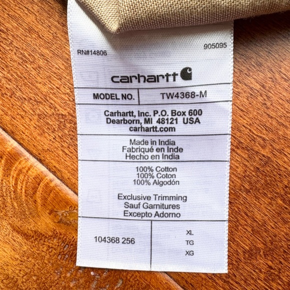 Carhartt Loose Fit Midweight Chambray Long-Sleeve Shirt Mens XL "Capital Power" - Picture 12 of 13